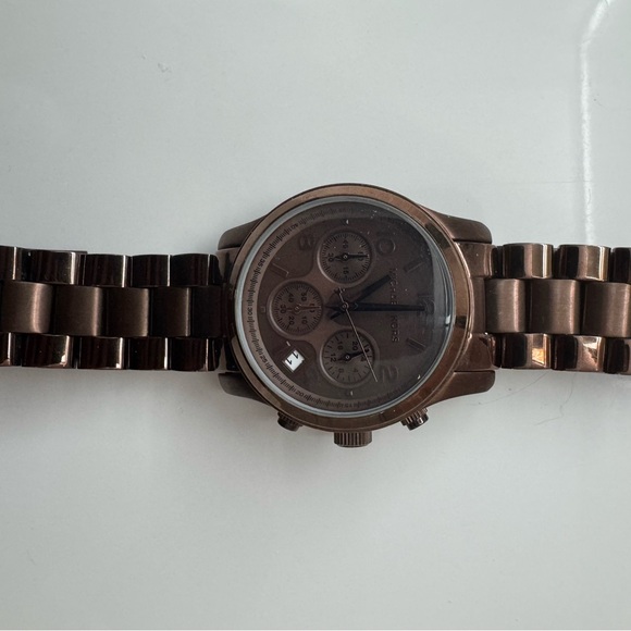 Michael Kors Brown Chronograph Watch - Picture 3 of 5